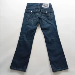 トゥルーレリジョン デニムパンツ サイズ31 ヴィンテージ ウォッシュ デニムパンツ メンズ B0127