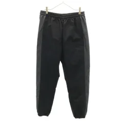 adidas アディダス ナイロンパンツ L ブラック 裏メッシュ メンズ 古着