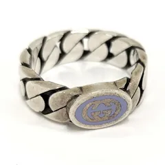 GUCCI インターロッキングG シルバーリング