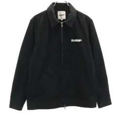 XLARGE エクストララージ バックロゴ ブルゾン M ブラック ジャケット メンズ 古着