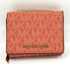 MICHAEL KORS ロゴ 三つ折り財布 オレンジ