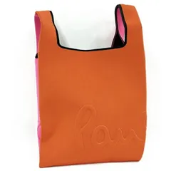 Paul Smith トートバッグ グラフィック ニット オレンジ ピンク