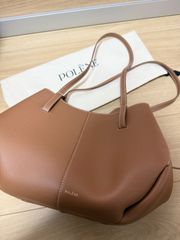 SAmy さま専用 POLÈNE キャメル Cyme トートバッグ ポーチ付き - メルカリ