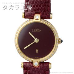 カルティエ サントス ヴァンドーム SS×YG コンビ クォーツ 稼働品