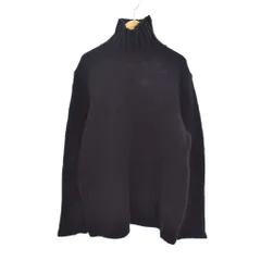 カルバンクライン CALVIN KLEIN タートルネック ニット セーター 長袖 L 黒 ブラック ■ECD003