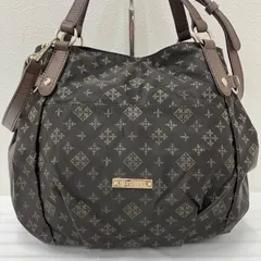 2512　russet ラシット　2way　ショルダーバッグ　トートバッグ　ブラウン　ナイロン　レザー　モノグラム　シンプル　きれいめ　カジュアル　レディース　ポケット多数