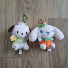 サンリオキャラクター ポチャッコ シナモロール キーホルダー 2個 まとめ