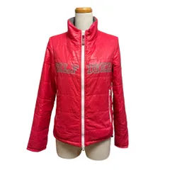 トミーヒルフィガー TOMMY HILFIGER 中綿 ナイロンジャケット ブルゾン ロゴプリント M相当 赤 レッド 1H80525448 ■GY99