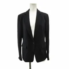 リフレクト Reflect ジャケット 上着 ウール 9 黒 ブラック テーラードカラー シングルブレスト 長袖 /PP ■ECA004