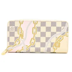ルイヴィトン 財布 レディース ダミエアズール ジッピーウォレット 長財布 N40480 Louis Vuitton 中古