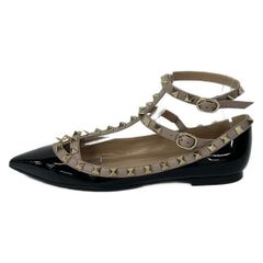 VALENTINO スタッズ付きフラットシューズ 37.5 VALENTINO スタッズ付きフラットシューズ 37.5 - メルカリ