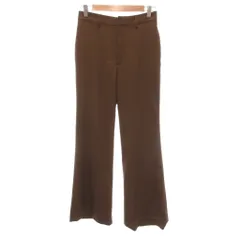 B&Y ユナイテッドアローズ BEAUTY&YOUTH ビューティー&ユース パンツ スラックス ウール M 茶 ブラウン フレアシルエット /NL ■GY62