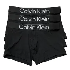 カルバンクライン：COTTON STRETCH BOLD LOGO ボクサーパンツ 3PK (ブラック)のサムネイル