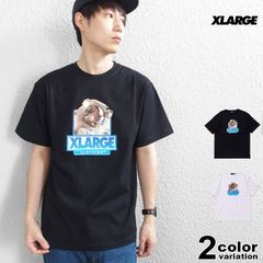 XLARGE エクストララージ キャラクターTシャツ 刺繍 ブラック ゆるダボ 