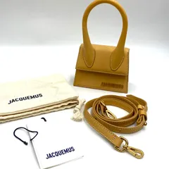 国内希少! JACOUEMUS ジャックムス ミニバッグ ショルダーバッグ ハンドバッグ ヌメ革 レザー イタリア製のサムネイル