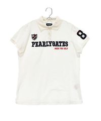 パーリーゲイツ PEARLY GATES ポロシャツ サイズ3 白 ゴルフ - メルカリ