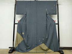 Ki-41 訪問着 蘇州刺繍 浜ちりめん生地使用 仮絵羽 未仕立て品 - メルカリ