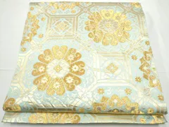 平和屋着物○西陣 川島織物 六通柄 本袋帯 蜀江花文 金糸 正絹 逸品