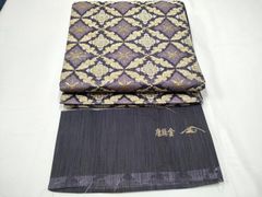 斉藤三才 高級 正絹 六通袋帯 三才鳥 - メルカリ