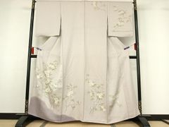 着物 訪問着 京加賀友禅 百貫石峰 落款 枝花 - メルカリ