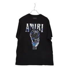 アミリ AMIRI 23SS クリスタルボールロゴ Tシャツ サイズUK42 ブラック コットン メンズ【1-0264503】のサムネイル