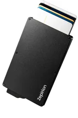 【特価商品】RFID メンズ アルミ クレジットカードケース ワンタッチ スライド式 薄型 薄型 高耐久 マネークリップ付き Quick スキミング防止 Wallet カードケース ブラック