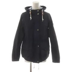 エーグル AIGLE ナイロンジャケット ジップアップパーカー 上着 M 紺 ネイビー フード付き /RRのサムネイル