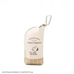 メガネケース カラビナ付 スヌーピー ABOUT PEANUTS 094442