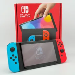 【中古・箱、ドック相違】Nintendo Switch 本体 Joy-Con（L）ネオンブルー（R）ネオンレッド 本体 ニンテンドー スイッチ