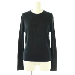 スリードッツ three dots Lurex sweater rib knit tee リブニット カットソー S ネイビー /DO ■OSのサムネイル