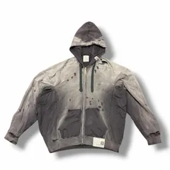 Maison MIHARA YASUHIRO 25SS Sun Faded Huge Zip-Up Hoodie ダメージスウェットフーディー ジップパーカー メゾンミハラヤスヒロ A14PK531 ブラック系 46 （14016M）のサムネイル
