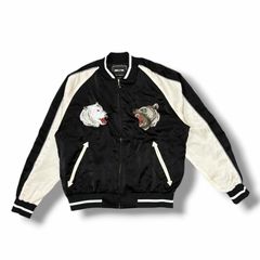別珍 スカジャン HOUSTON XL ヒューストン ベロア 虎 - メルカリ