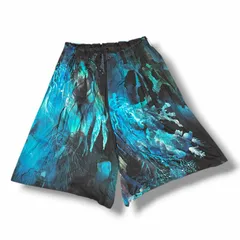 参考上代168300円 Yohji Yamamoto POUR HOMME 26SS SEA PRINTED SILK PANTS シープリントシルクパンツ スラックス ワイドパンツ ヨウジヤマモトプールオム HK-P22-243-1-03 2 14178Mのサムネイル