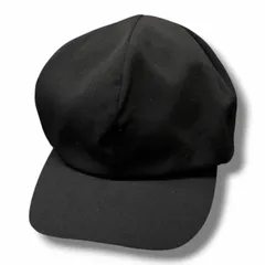 参考上代28000円 Yohji Yamamoto Layered Casquette レイヤードキャスケット 帽子 キャップ ヨウジヤマモト HD-H06-100 ブラック 4 （14228M）