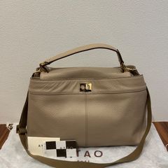 極美品 傳濱野 ハマノ 2way ショルダーバッグ トート NEWフィオーレ 