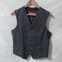 BY GLADHAND グラッドハンド ベスト 麻混 リバーシブル 日本製 - メルカリ