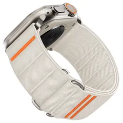 コンパチブル アップルウォッチ バンド ナイロン 49mm 46mm 45mm 44mm 42mm Apple Watch Ultra3/2/1 バンド スポーツ Apple Watch ベルト 通気 アルパインループ Series 11/10/9/8/7/S