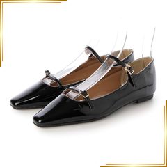 OHGA ダブルストラップパンプス 24㎝ メリージェーン - メルカリ