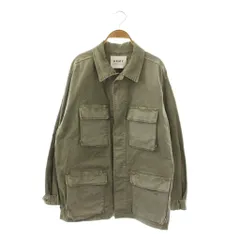 アッパーハイツ upper hights ARMY THE SANDY ミリタリーシャツジャケット オーバーサイズ 1 カーキグレー /ES ■OSのサムネイル