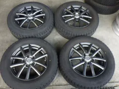 2411-490　社外　アルミホイール＆スタッドレスタイヤ　195/65R15　2022年　４本セット