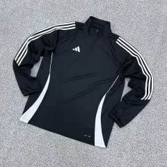 XL アディダス 機能性 ハーフジップ Tシャツ 0417M