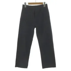 レバジック Les basiques ユルバン シルエットの美しいストレートパンツ LP-18E141 ボタンフライ 日本製 コットン ネイビー 紺 34