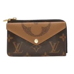 LOUIS VUITTON ルイヴィトン ポルト カルト レクト ヴェルソ コインケース 小銭入れ M81303 モノグラム リバース ゴールド金具 美品 中古 4a000771