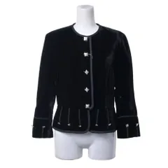 RALPH LAUREN ベルベット トリム ノーカラー ジャケットのサムネイル