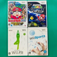 【おまけ2点含む4点セット】Wii 桃太郎電鉄2010 戦国・維新のヒーロー大集合！の巻 スーパーマリオギャラクシー ＋おまけ Wii Fit Wii Sports 任天堂 ニンテンドー