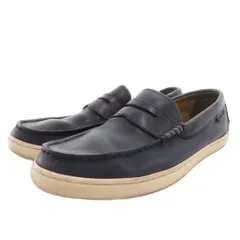 コールハーン COLE HAAN コインローファー シューズ 7.5M 紺 ネイビー /FF
