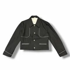 参考上代93000円 ORIMI 24SS CURVE CROPPED BLOUSON クロップド 