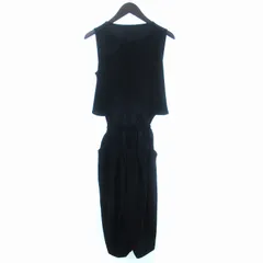 カージュ Khaju シップス オールインワン サロペット ノースリーブ 無地 324 54 0217 60275 黒 ブラックのサムネイル