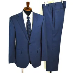 美品 CORNELIANI 2つボタン シングルスーツ M A6 ダークネイビー ストライプ ノータック 8703031150394 夏物 春夏 薄手 6XD060 【送料無料】【中古】【メンズビジネス】202604のサムネイル