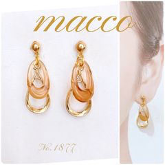 ハンドメイドピアス　No.1744 金具変更無料♡ ハンドメイドピアス No.1744 maccoshop - メルカリ
